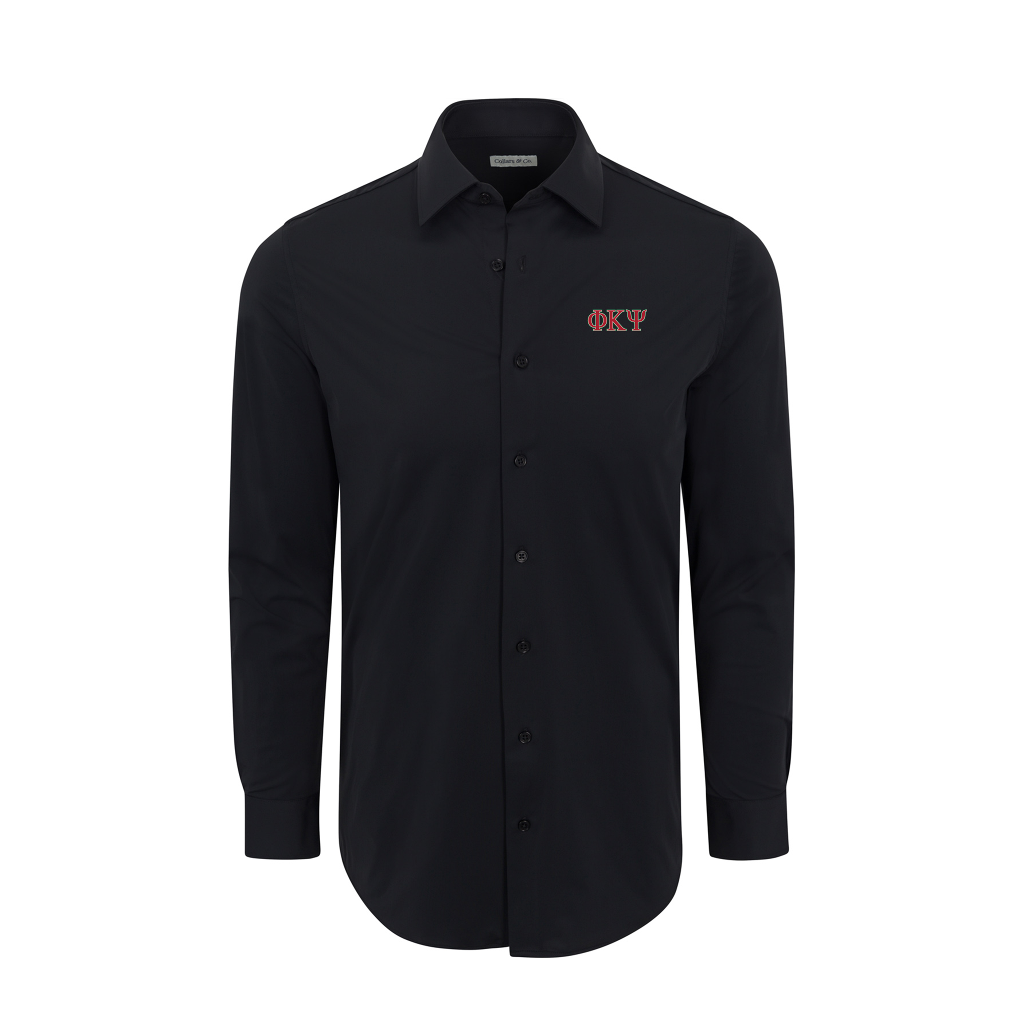 Phi Kappa Psi Apex Performance Dress Shirt Black – Collars & Co.