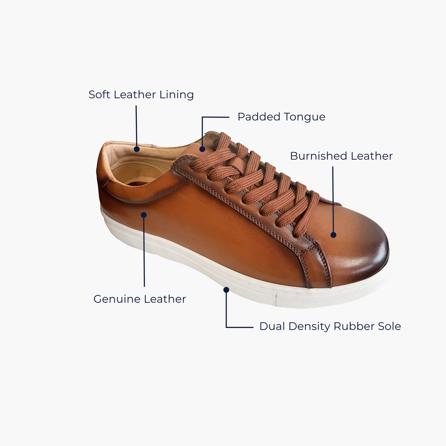 Burnished Saddle CEO Sneaker