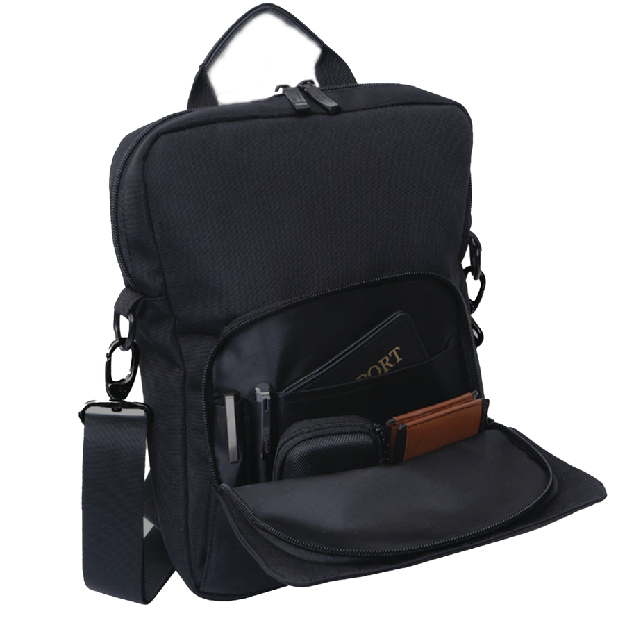 Black Soho Messenger Bag