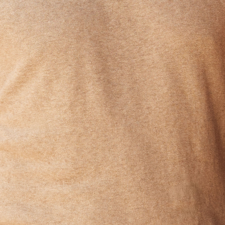 Toscano Cotton & Linen Polo Tan