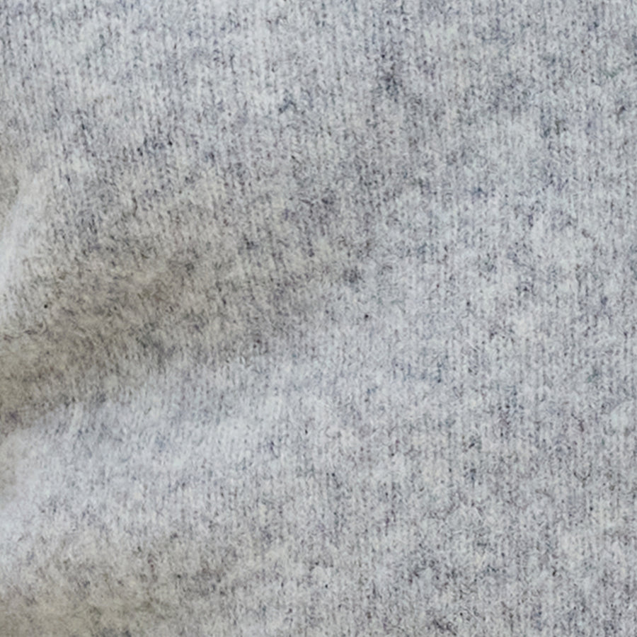 Balmoral Three Button Wool Sweater Grey
