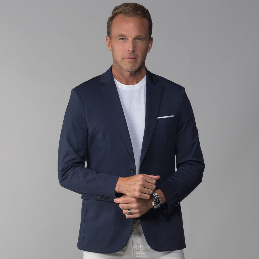 Maverick Performance Blazer Navy Collars Co