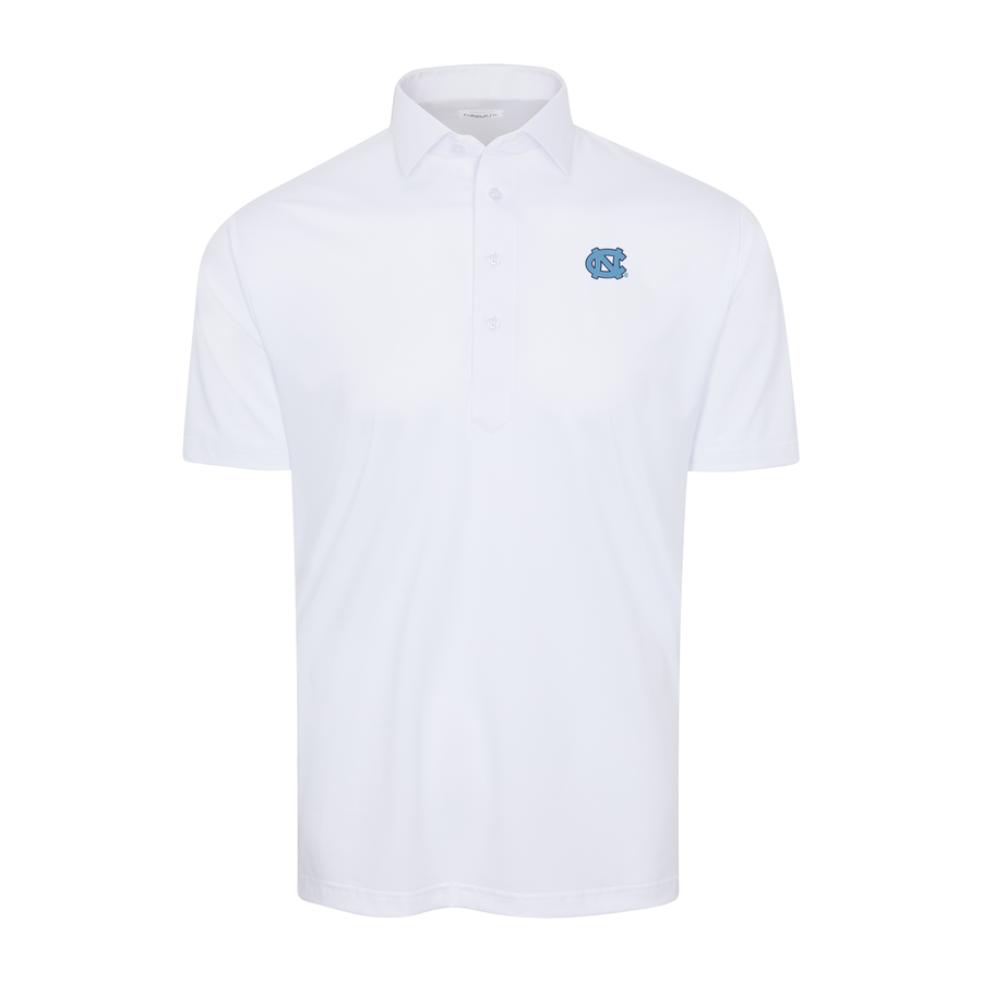 North Carolina Semi-Spread Collar Polo White
