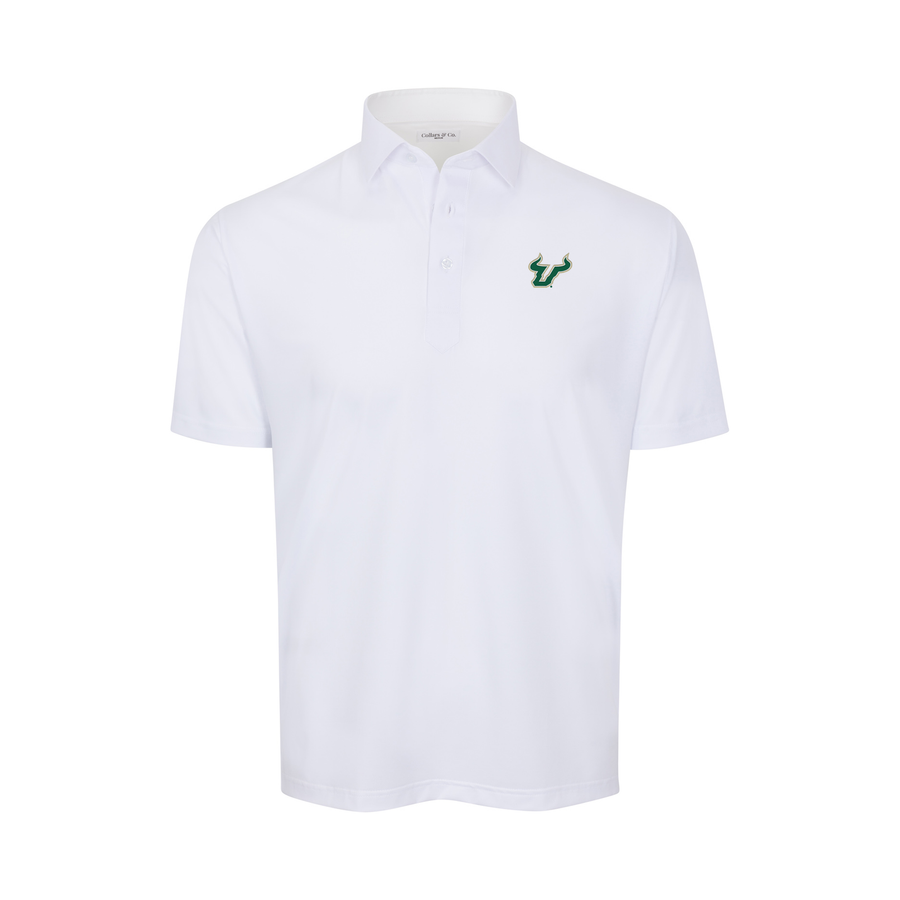 South Florida Featherweight Flex Polo White