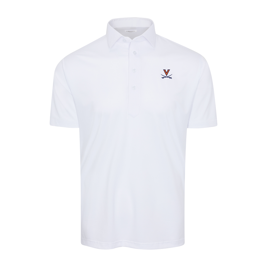 Virginia Semi-Spread Collar Polo White