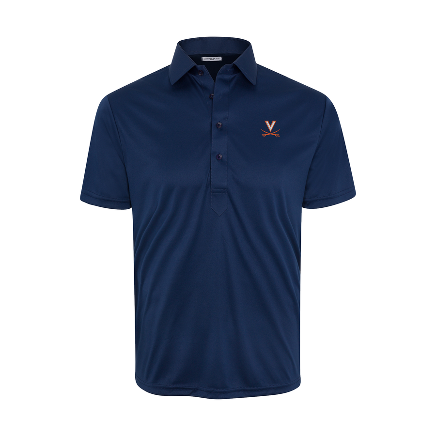 Virginia Semi-Spread Collar Polo Navy