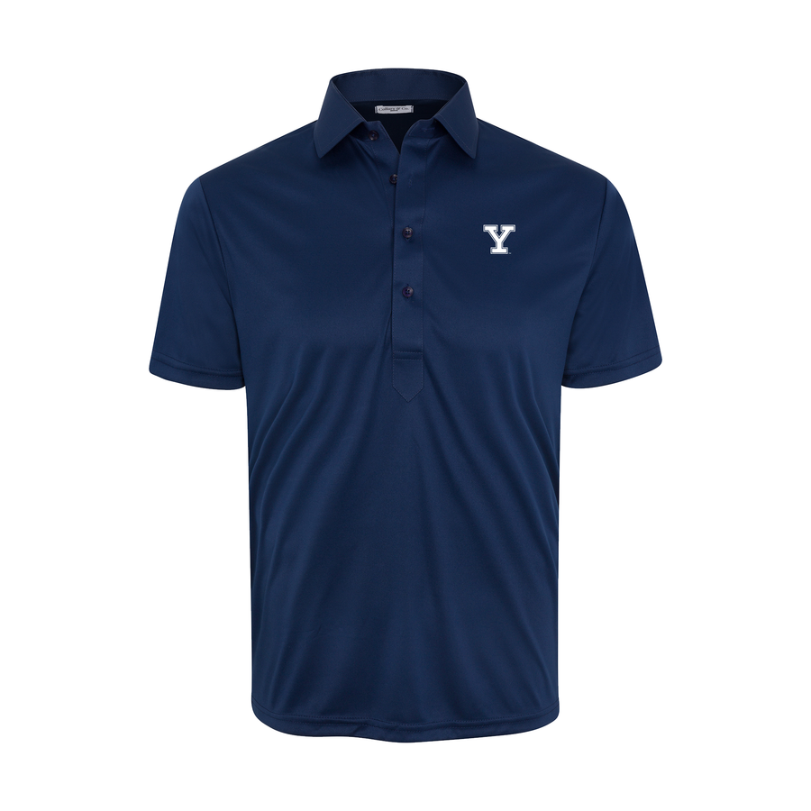 Yale Semi-Spread Collar Polo Navy
