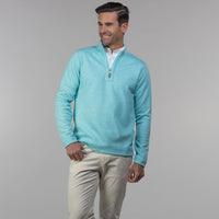 【BAON】Pugling Cotton Collar Zip-up Jumper 1/4 Zip Cotton Jersey Sweater | Original Penguin US
