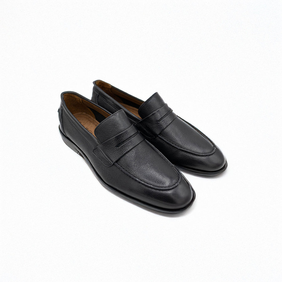 Naples Penny Loafers Black Leather 10.5 / Black Leather Naples Penny Loafers Black Leather 10.5 / Black Leather