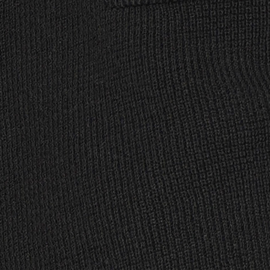 Riviera Knit Polo Black with White