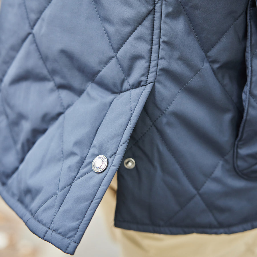 Middleburg Quilted Field Jacket Navy