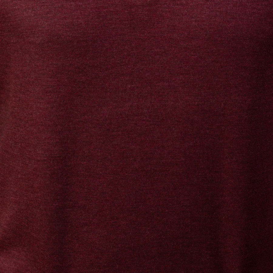 Merlot Heather Cloud Cotton Quarter Zip Pullover