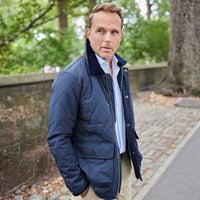 Middleburg Quilted Field Jacket Navy – Collars & Co.