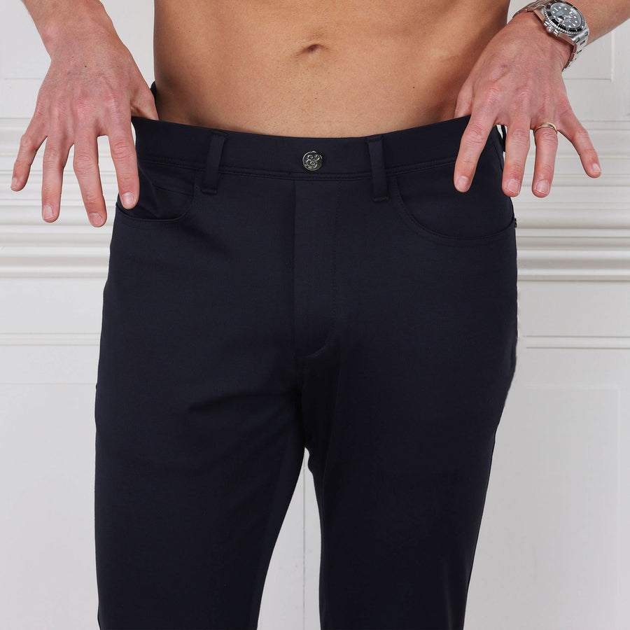 Velocity Pull-On Performance Pants Navy