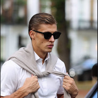 Semi-Spread Collar Polo White Original