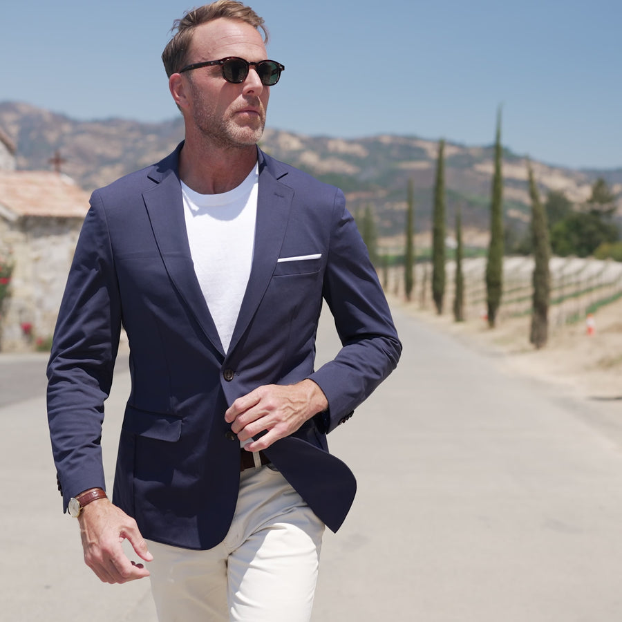 Maverick Performance Blazer Navy