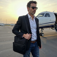 Black Soho Messenger Bag – Collars & Co.