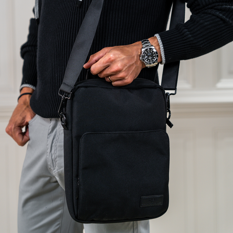 Black Soho Messenger Bag