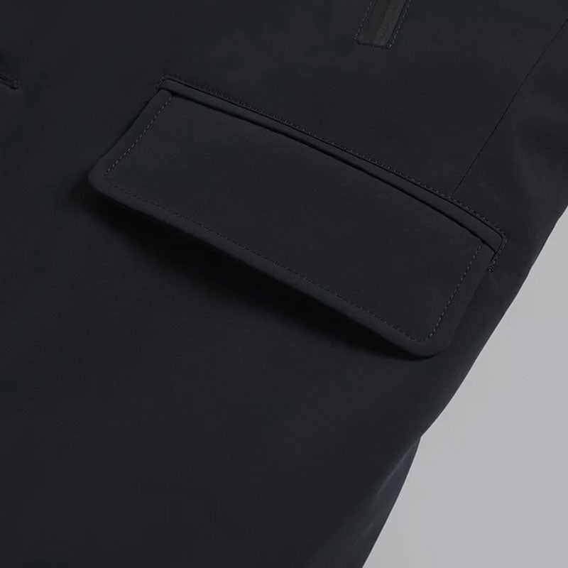 Black Metropolitan Overcoat With Removable Lining