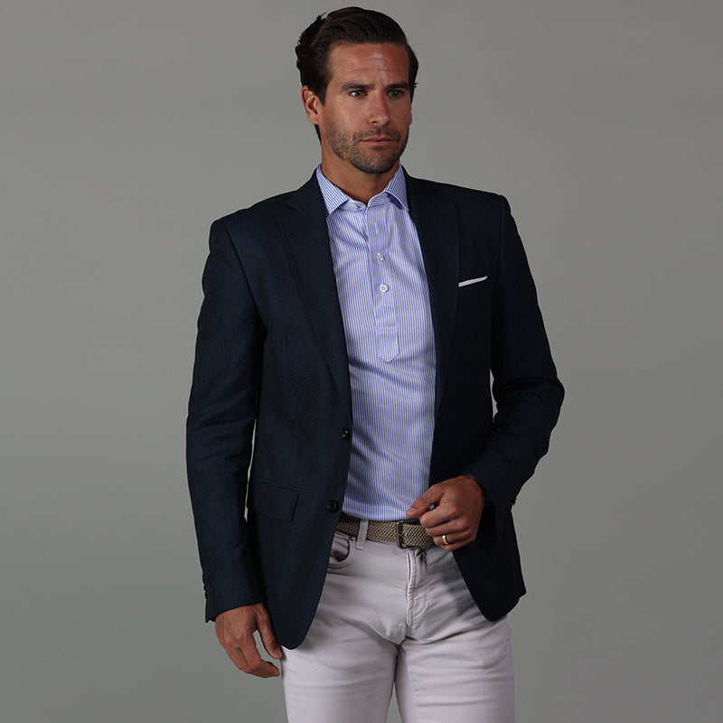 Semi-Spread Collar Polo Regent Blue Stripe – Collars & Co.