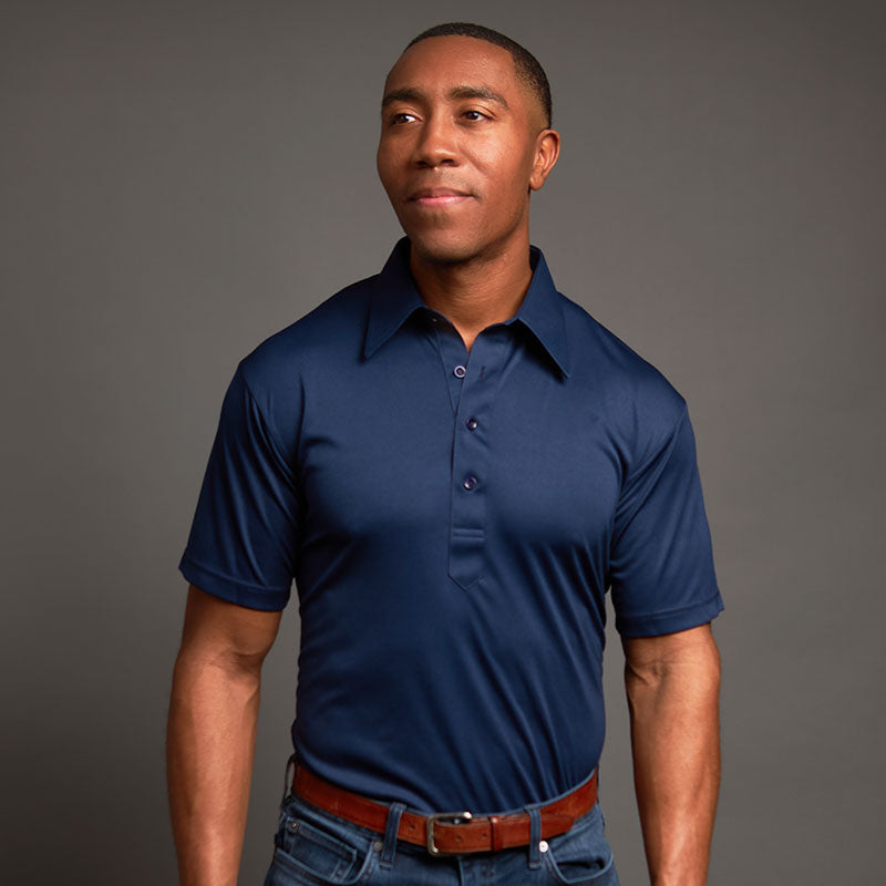 The Original Dress Collar Polo Navy Blue 3XL / Navy Blue