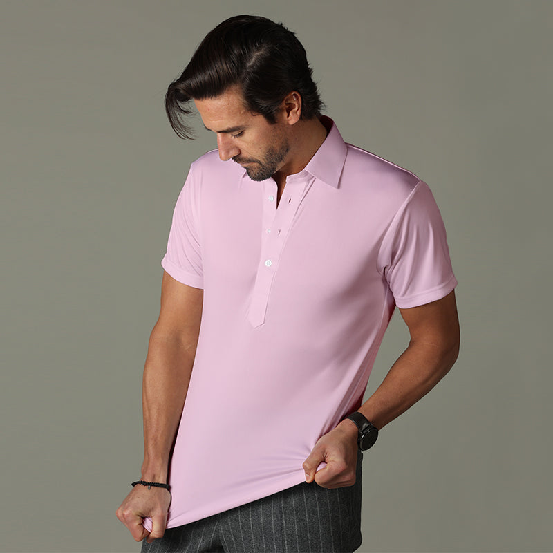 The Original Dress Collar Polo Pink S / Pink The Original Dress Collar Polo Pink S / Pink