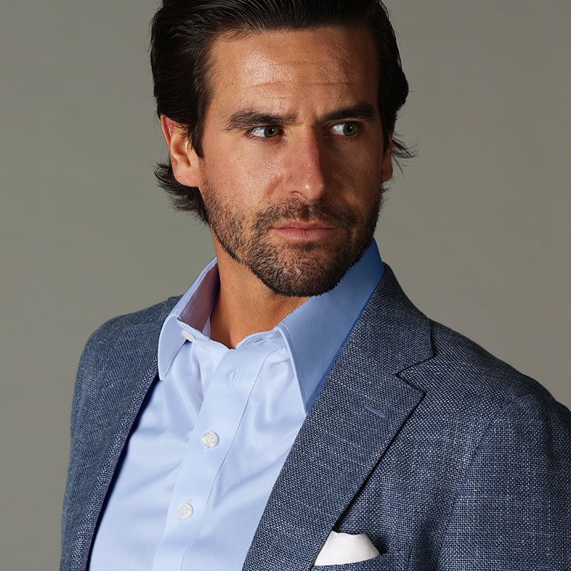 The Original Dress Collar Polo Sky Blue S / Sky Blue The Original Dress Collar Polo Sky Blue S / Sky Blue