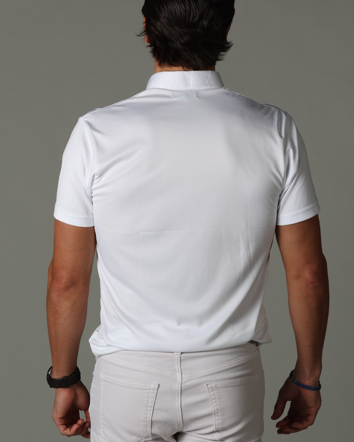 Oxford Button Down Collar Polo White – Collars & Co.