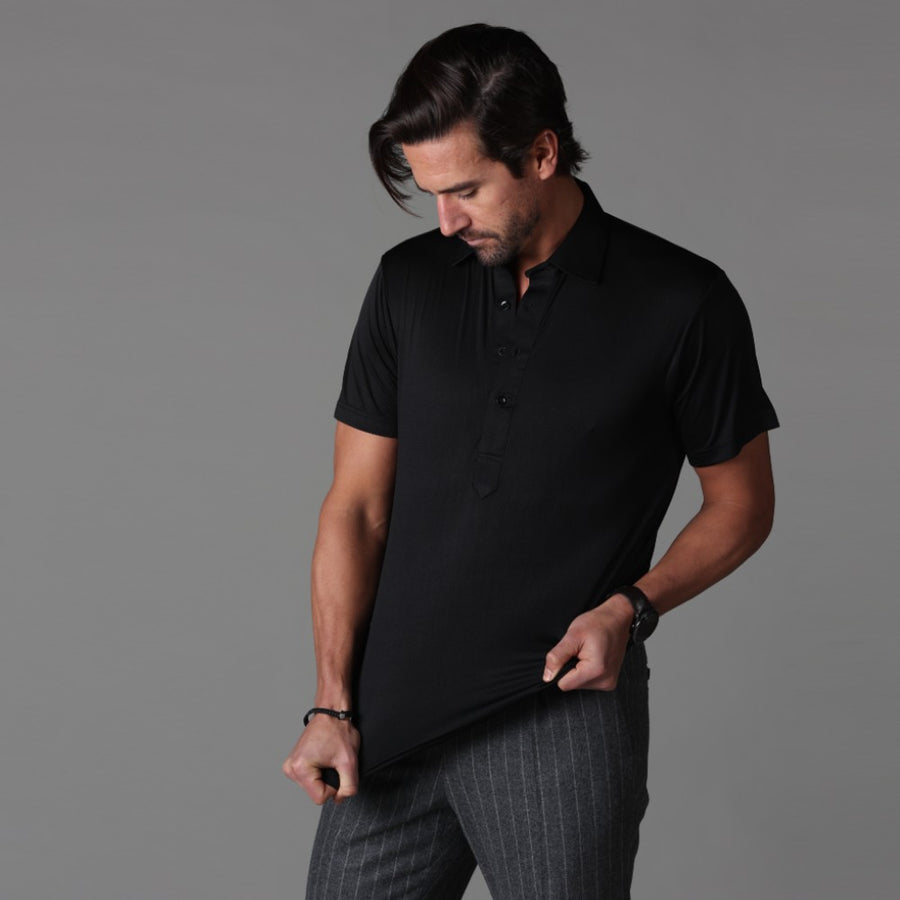 Collars & Co Semi-Spread Collar Polo Collars & Co Semi-Spread Collar Polo